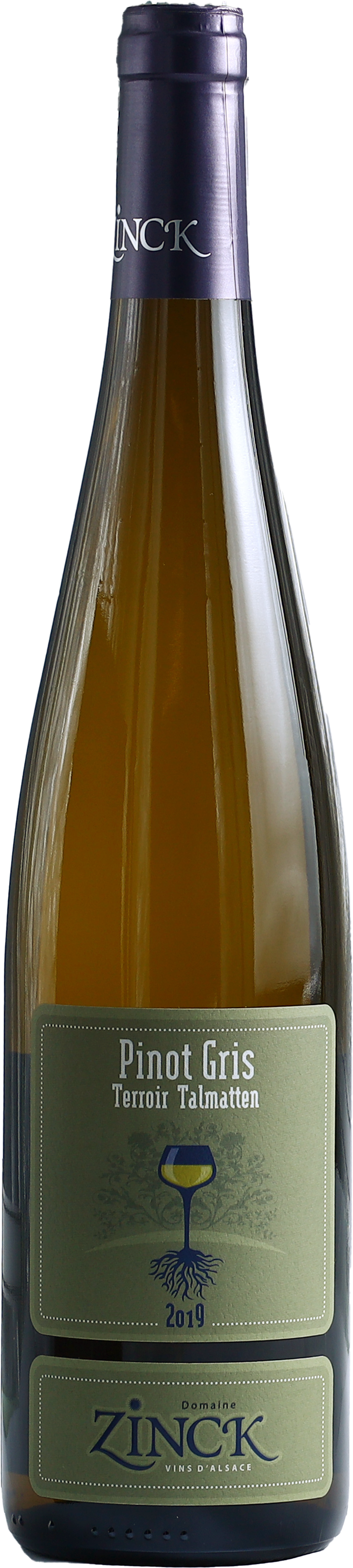 Pinot Gris Terroir Talmatten Vins Zinck - Сеть винных магазинов Wine Gallery 